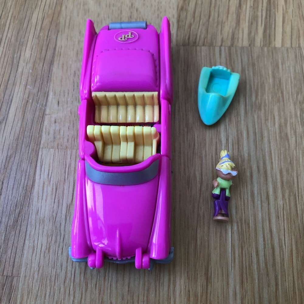 Vintage 1995 Polly Pocket Pool Party On The Go Convertible Playset - As Is